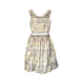 ❤️ 🆕 DORISSA Girl Pastel Floral Lace Party Occasion Dress Size 8